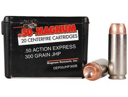 50 Action Express 325 Grain Jacketed Hollow Point 20 Rounds MAGNUM RESEARCH Ammunition